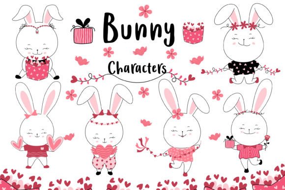 Bunny Characters: A Brand Designer's Review of Graphics for Crafts