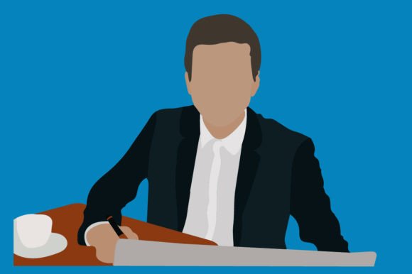 Chief Executive Vector and Artwork Review for Graphics