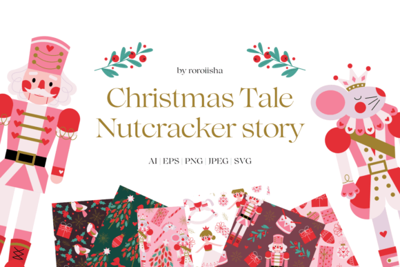 Christmas Tale Nutcracker Story: Graphics and Illustrations for Publishing