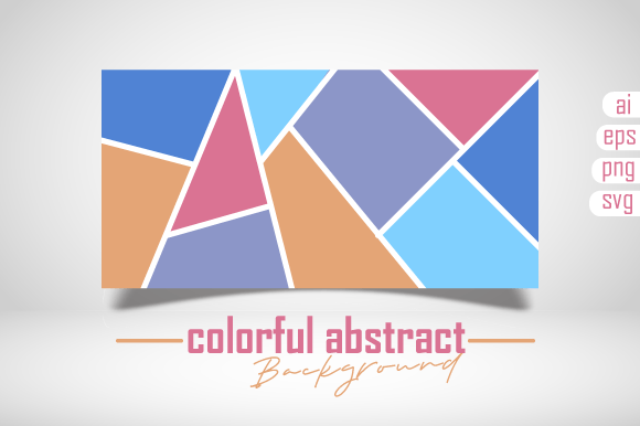 Colorful Abstract Shapes Background Graphics Review