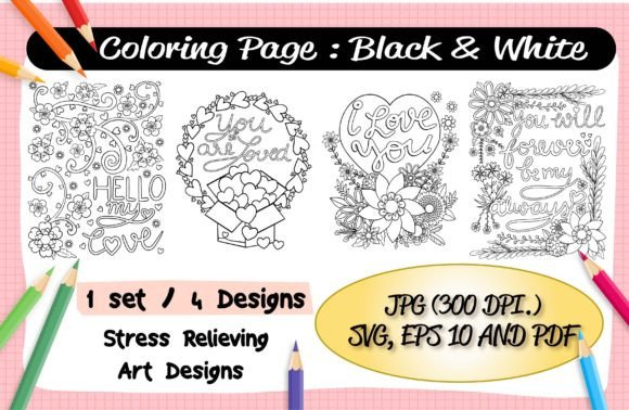 Inspiration. Coloring for Adults and Kid: Graphics & Coloring Pages Review