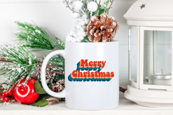 Merry Christmas Inscription Review for Graphics and Illustrations