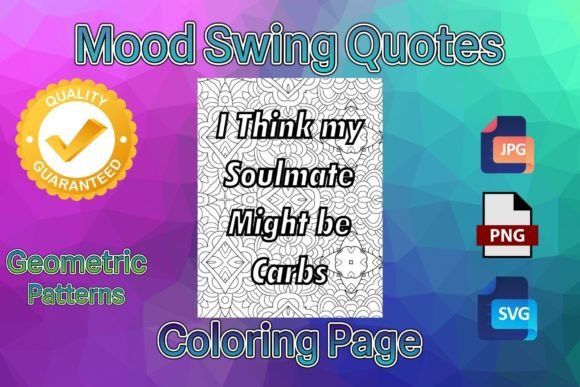 My Soul Mate Must Be Carbs: Graphics & Coloring Pages for Blogs