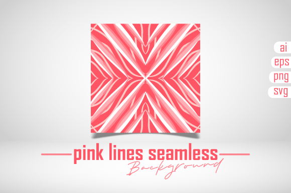 Pink Lines Background Design for Modern Graphics