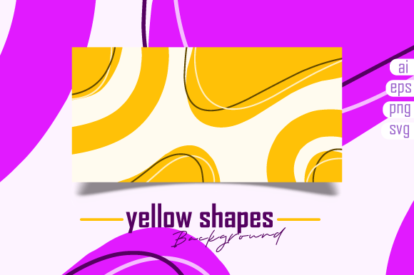 Simple Yellow Shapes Background: A Crafter's Review of Graphics and Backgrounds