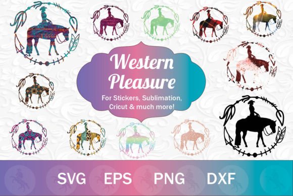Western Pleasure Horse Badges: Graphics & Illustrations Review